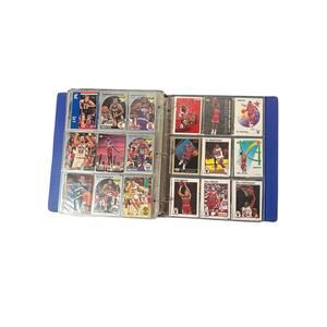 Binder Of Late 80s And 90s NBA cards MIXED